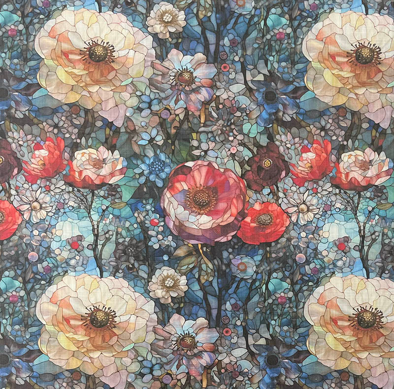Stained Glass Fabric