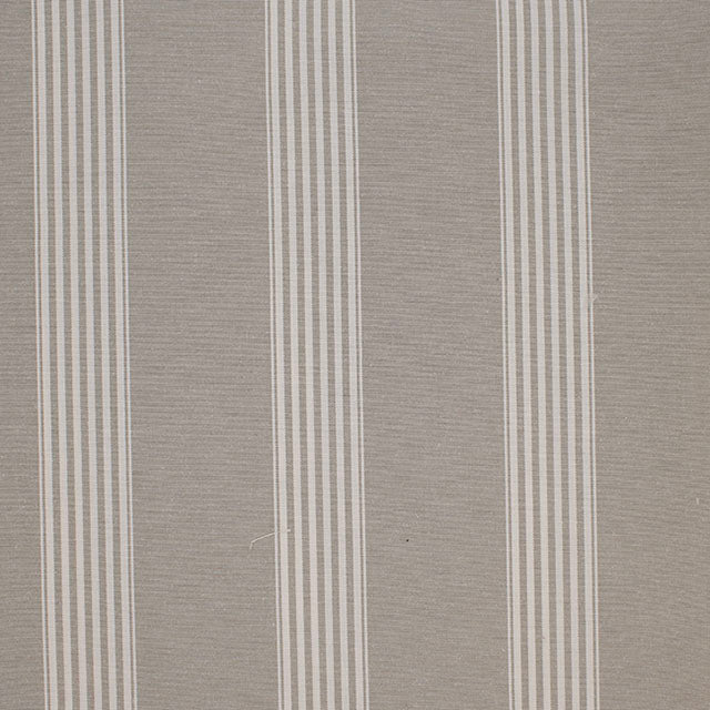 Suffolk Stripe Curtain Fabric - Pebble