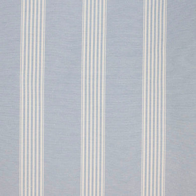 Suffolk Stripe Upholstery Fabric - Sky Blue