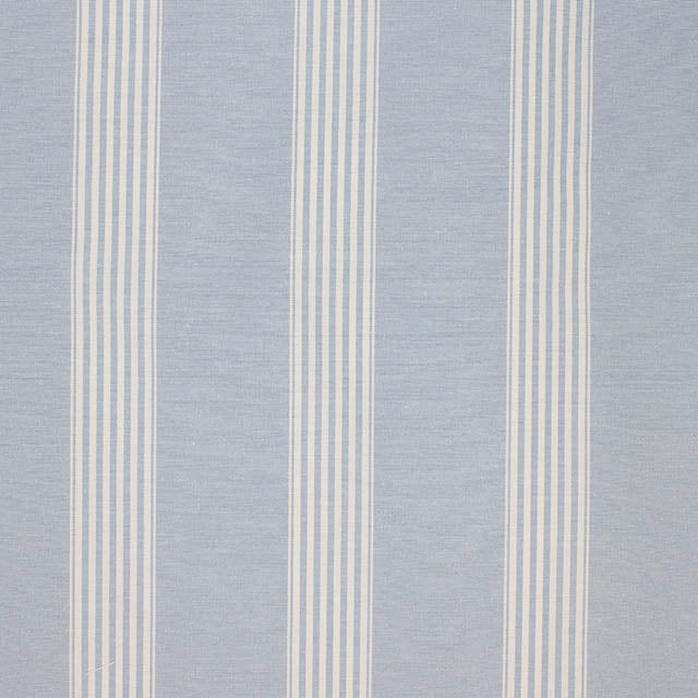 Suffolk Stripe Upholstery Fabric - Sky Blue