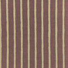 Suffolk Cherry striped upholstery fabric flat image, rich red cotton-linen stripe fabric by the metre for chairs and curtains