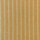 Suffolk Ochre striped upholstery fabric flat image, yellow cotton-linen stripe fabric by the metre for chairs and curtains