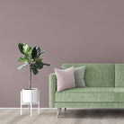 Tampa Green Upholstery Fabric on sofa – modern green fabric styled in neutral interior setting.