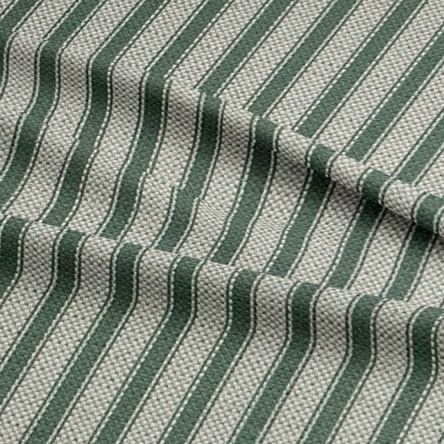 Traditional Tetbury Ticking Upholstery Fabric with a Vintage Look