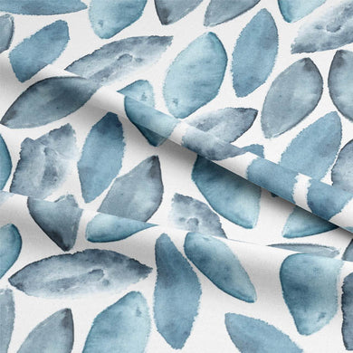 Luxurious Aegean Blue Tetouan Cotton Curtain Fabric for elegant interiors