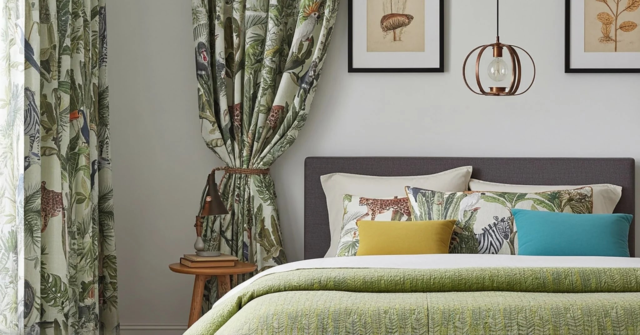 Black Friday Curtain and Upholstery Fabric Sale Banner - valdivian jungle fabric