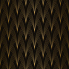 Vesper Ebony Gold art deco velvet upholstery fabric flat image