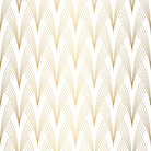 Vesper Gold art deco velvet upholstery fabric flat image