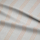 Warwick Stripe Burnt Ochre - Striped Curtain Fabric For Sale