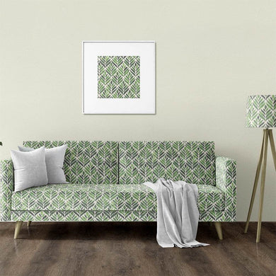 Watercolour Leaves Upholstery Fabric: a vibrant, nature-inspired pattern perfect for home decor projects