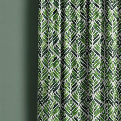 Yellow ochre Watercolour Leaves Eucalyptus Digital Linen Fabric - Thimbles Fabric Shop Yellow ochre Watercolour Leaves Eucalyptus Digital Linen Fabric - Thimbles Fabric Shop