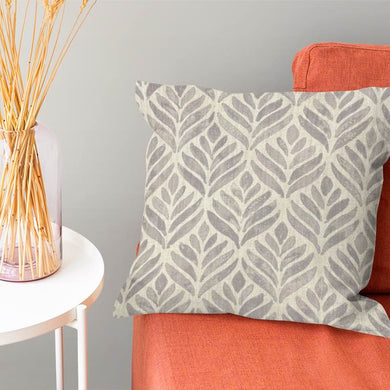 Watercolour Leaves Upholstery Fabric with a beautiful botanical design in shades of green and blue, perfect for adding a touch of nature to any space