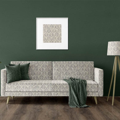 Watercolour leaves upholstery fabric featuring vibrant green and blue botanical design on a soft and durable material, perfect for adding a touch of nature to your home decor
