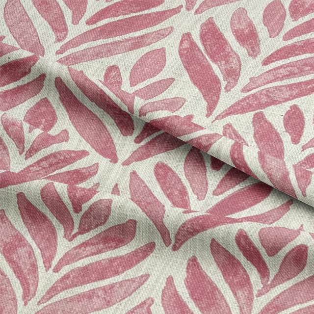 Watercolour Leaves Upholstery Fabric featuring a beautiful botanical design in shades of green and blue, perfect for adding a touch of nature to your home decor
