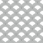 Waverly Black art deco velvet upholstery fabric flat image