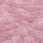 Whitby Pink wave pattern curtain fabric – pink printed cotton curtain fabric with detailed wave pattern