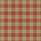 Barraglom Plaid Linen Curtain Fabric - Red, a vibrant and textured fabric with a classic plaid pattern, perfect for adding a pop of color and style to any room
