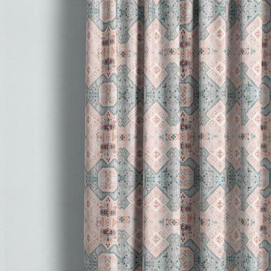 High-quality linen material with a beautiful bohemian Ankara design