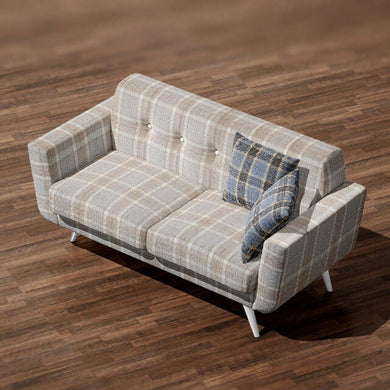 Westerdale Plaid Upholstery Fabric - Blue