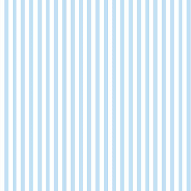 Échantillon de tissu en coton à rayures Candy - Bleu bébé