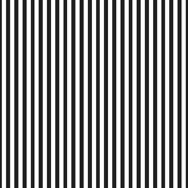 Candy Stripe Cotton Curtain Fabric in Black, perfect for modern interiors