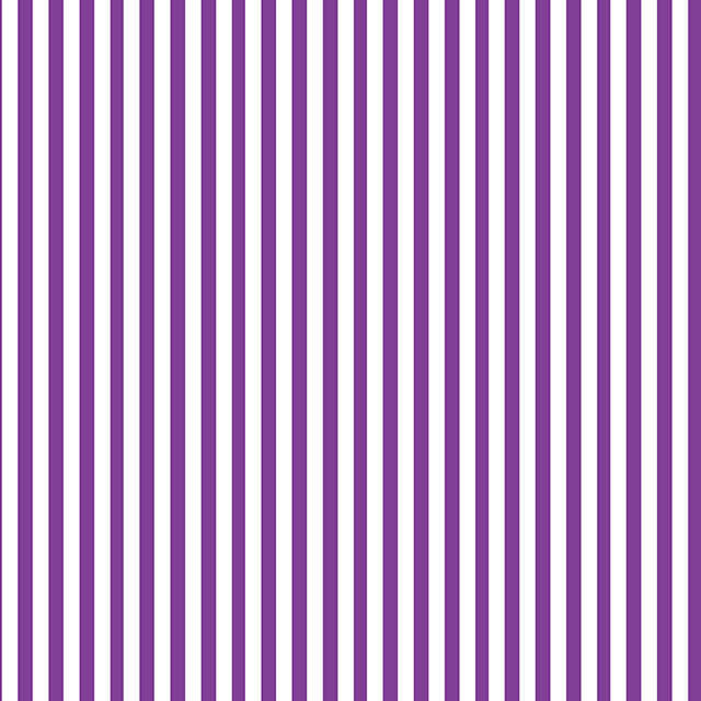 Candy Stripe Cotton Curtain Fabric in Purple, a vibrant and luxurious choice for window treatments