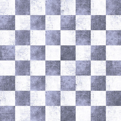 Checkers Cotton Fabric Sample - Amethyst