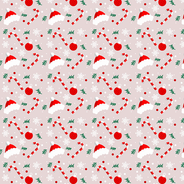 Christmas-Hat-Cotton-Curtain-Fabric-Red for festive holiday home decorations