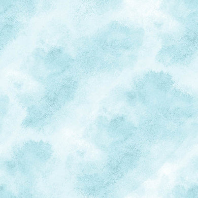 Cloud Cotton Curtain Fabric - Azure