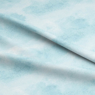 Cloud Cotton Curtain Fabric - Azure