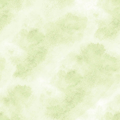 Close-up of Lime Cloud Cotton Curtain Fabric with soft and fluffy texture