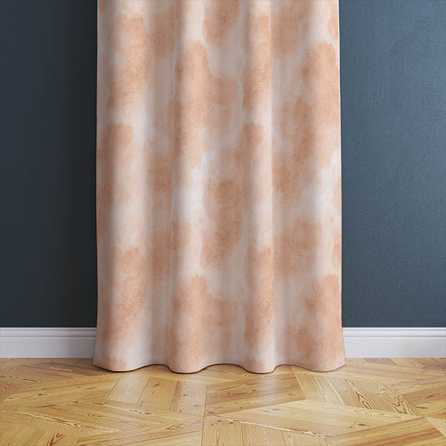 Cloud Cotton Curtain Fabric - Rose Gold