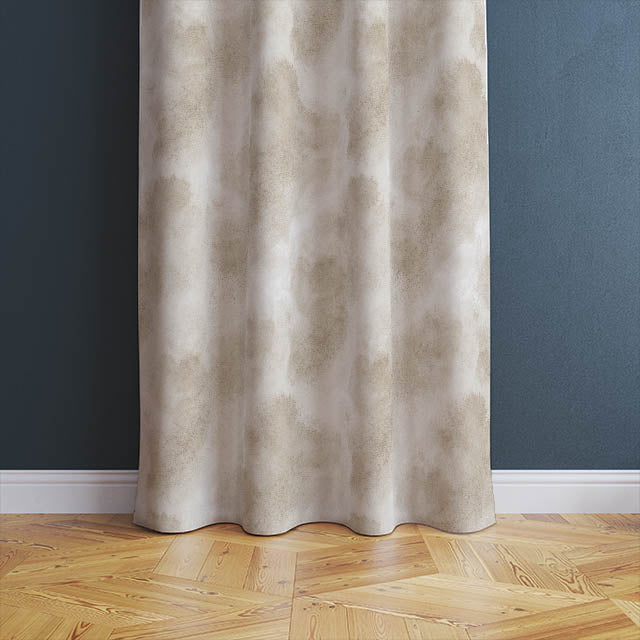 Cloud Cotton Curtain Fabric - Stone