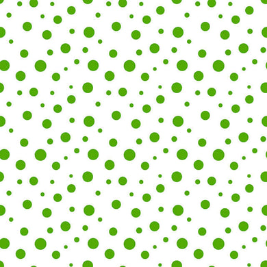 Confetti Cotton Fabric Sample - Green