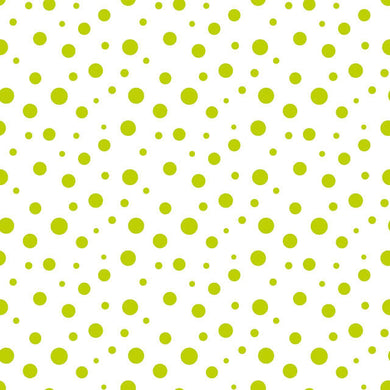 Confetti Cotton Curtain Fabric - Lime