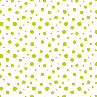 Confetti Cotton Fabric Sample - Lime