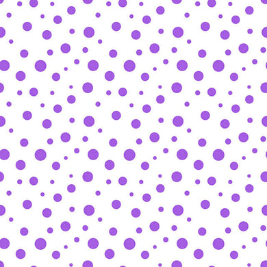 Confetti Cotton Fabric Sample - Purple