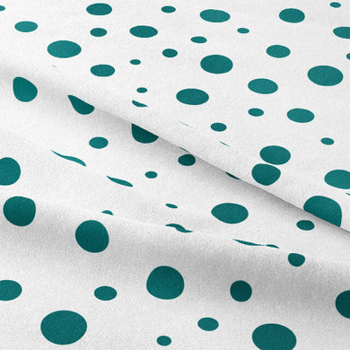 Confetti Cotton Curtain Fabric in Teal, perfect for adding a pop of color and texture to any room decor