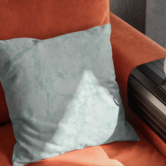 Dapple Cotton Curtain Fabric - Mediterranean
