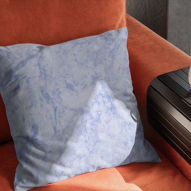 Dapple Cotton Curtain Fabric - Blue