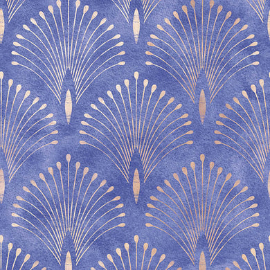 Échantillon de tissu pour rideau en lin Deco Plume - Bleu