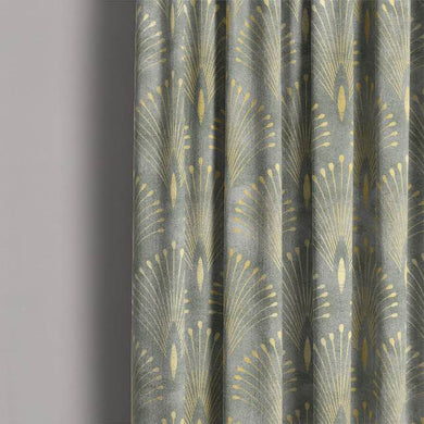 High-quality Deco Plume Linen Curtain Fabric in Fossil, a timeless choice for window treatments