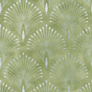 Échantillon de tissu pour rideau en lin Deco Plume - Saule