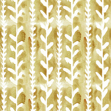 Delilah Cotton Fabric Sample - Gold