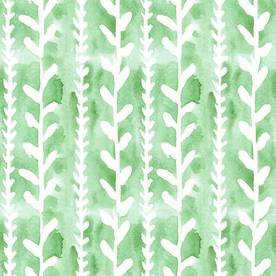 Delilah Cotton Fabric Sample - Green