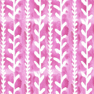 Delilah Cotton Curtain Fabric - Pink