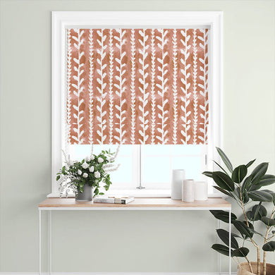 Delilah Cotton Curtain Fabric - Strawberry