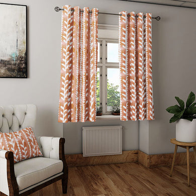 Delilah Cotton Curtain Fabric - Strawberry