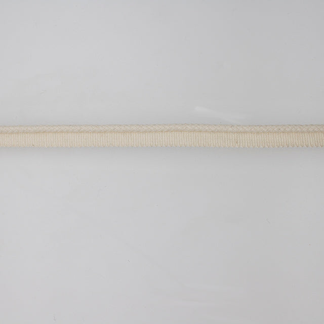 Cream upholstery flanged piping cord