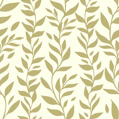 Foliage Cotton Curtain Fabric - Olive
